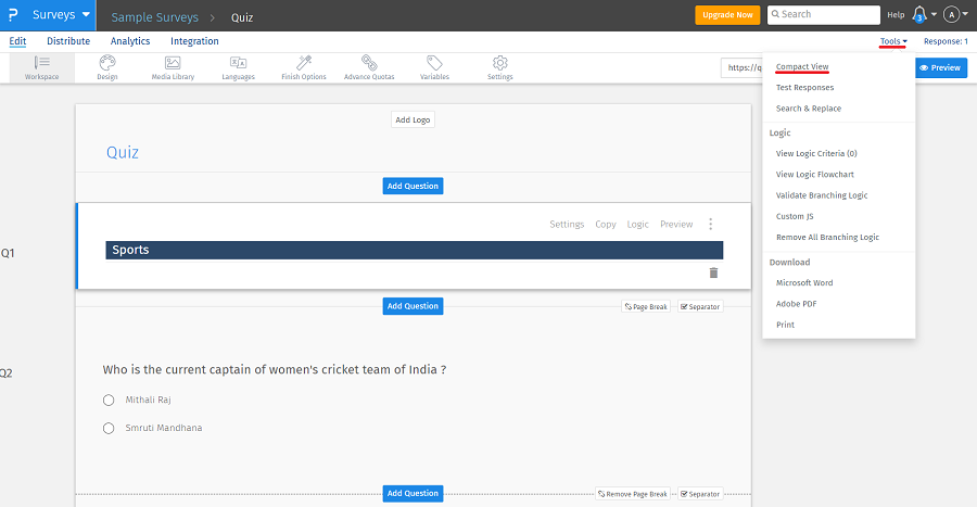 Survey Software Help Image